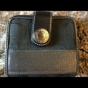 COACH  Signature Fabric & Leather Wallet